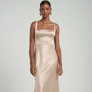 Jenny Yoo Ariana Formal Bridesmaids Dress [Pale Gold sz 12]
